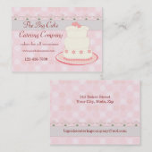 ケーキのケータリング 名刺 (正面/裏面)