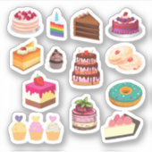 ケーキのシール シール (正面)