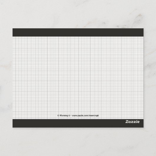 ケーキのスライスレシピカード ポストカード (裏面)