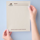 ケーキのスライス チラシ (手)