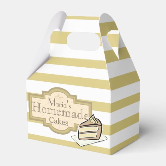 ケーキのスライス フェイバーボックス (正面サイド)