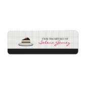 ケーキのスライス ラベル (正面)