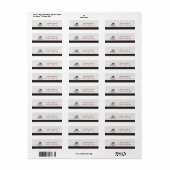 ケーキのスライス ラベル (フルシート)