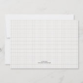 ケーキのスライス 招待状 (裏面)