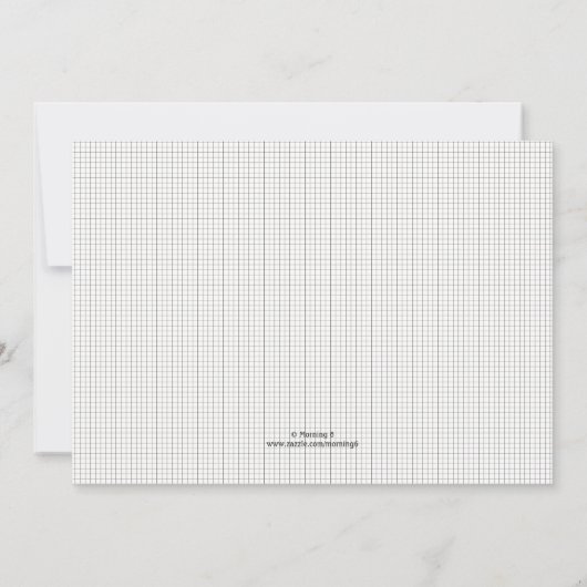 ケーキのスライス 招待状 (裏面)