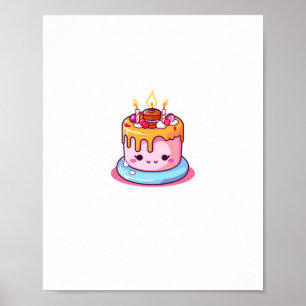 ケーキのテーマ, ケーキのデザイン, かわいいケーキ ポスター