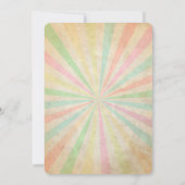 ケーキのバースデーパーティ招待状 招待状 (裏面)