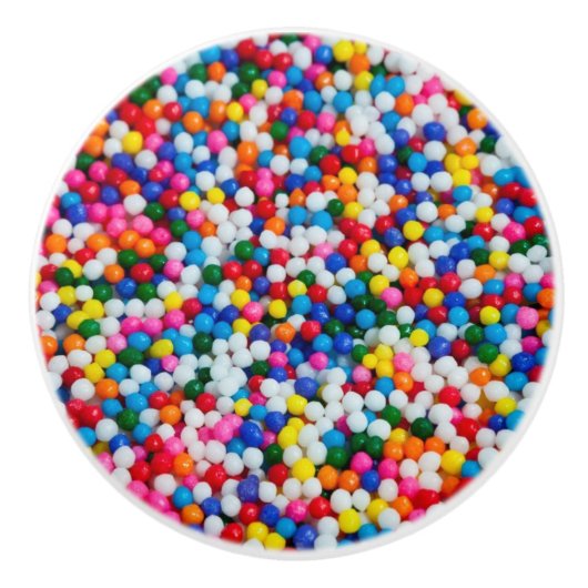 ケーキのベーカリーのセラミックキャビネットのノブを振りかける セラミックノブ (正面)