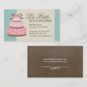 ケーキのベーカリーの名刺 名刺 (正面/裏面)