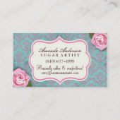 ケーキのベーカリーの名刺 名刺 (裏面)