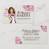 ケーキのベーカリーの名刺 名刺 (正面/裏面)