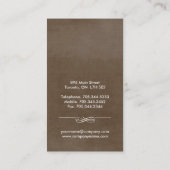 ケーキのベーカリーの名刺 名刺 (裏面)