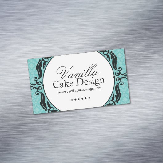 ケーキのベーカリーの磁石 マグネット名刺 (インサイチュ)