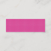 ケーキのポップのベーカリーのラベル/名刺 スキニー名刺 (裏面)