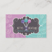 ケーキのポップ・アートのなベーカリーのデザイン 名刺 (正面)