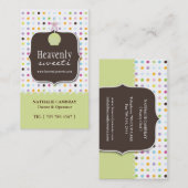 ケーキのポップ・アートのな名刺 名刺 (正面/裏面)