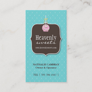 ケーキのポップ・アートのな名刺 名刺