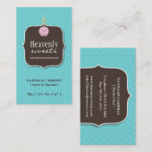 ケーキのポップ・アートのな名刺 名刺 (正面/裏面)