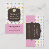 ケーキのポップ・アートのな名刺 名刺 (正面/裏面)