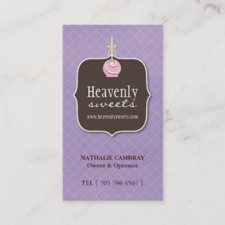 ケーキのポップ・アートのな名刺 名刺