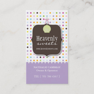 ケーキのポップ・アートのな名刺 名刺