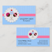ケーキのポップ 名刺 (正面/裏面)