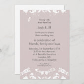 ケーキの上のアイシング 5x7 招待状 (正面/裏面)