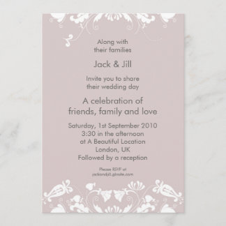 ケーキの上のアイシング 5x7 招待状