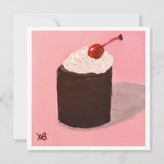 ケーキの上のチェリー カード