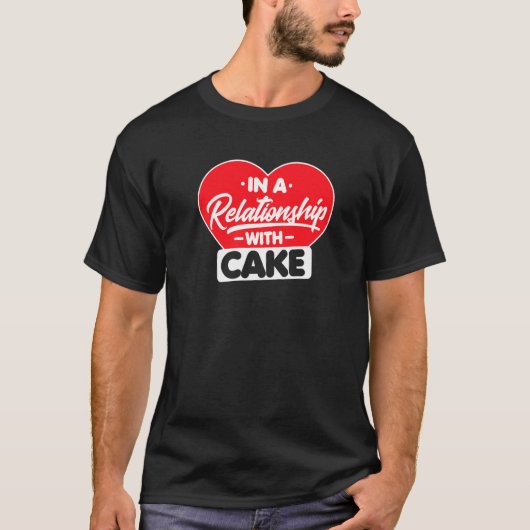 ケーキの人間関係で Tシャツ (正面)
