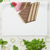 ケーキの切れ キッチンタオル (折り畳み)