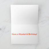 ケーキの匂いがする?おもしろい誕生日カード愛犬家 カード (内部)