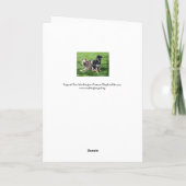 ケーキの匂いがする?誕生日の希望… カード (裏面)