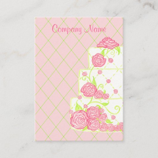 ケーキの名刺 名刺 (正面)