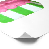 ケーキの女性 ポスター (角)