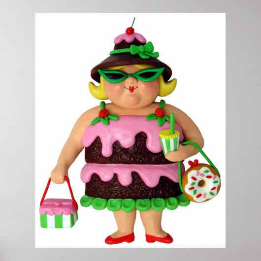 ケーキの女性 ポスター (正面)