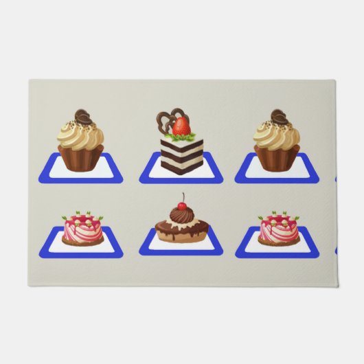 ケーキの家 ドアマット (正面)