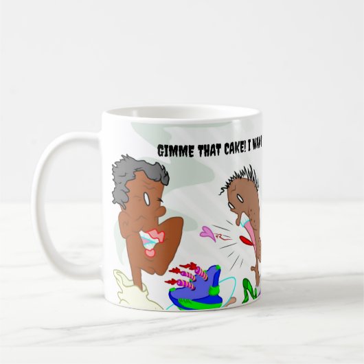 ケーキの日だ！ コーヒーマグカップ (左)