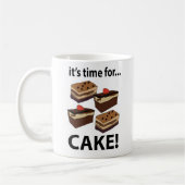 ケーキの時間だ コーヒーマグカップ (左)