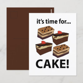 ケーキの時間だ! ポストカード