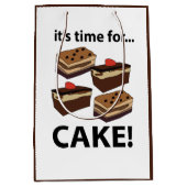 ケーキの時間だ ミディアムペーパーバッグ (正面)