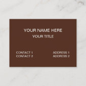 ケーキの時間だ 名刺 (裏面)