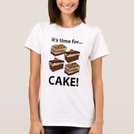 ケーキの時間だ Tシャツ