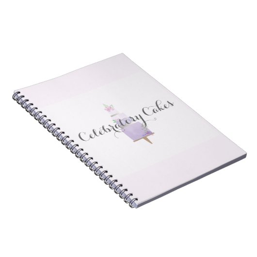 ケーキの水彩画 ノートブック (右側)