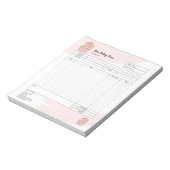 ケーキの焼き売り専門店 ミキサー 注文 フォーム 請求書 ノート (回転)
