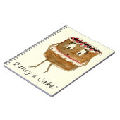 ケーキの焼き方の引用を望む ノートブック (左側)