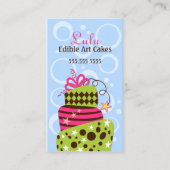 ケーキの芸術のベーカリー 名刺 (正面)