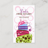ケーキの芸術のベーカリー 名刺 (正面)