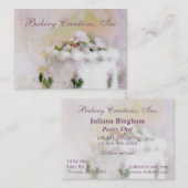 ケーキの芸術II 名刺 (正面/裏面)