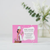 ケーキの装飾のパン屋のカップケーキの名刺 名刺 (スタンド正面)